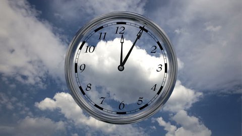 Time Lapse Time Runs Fast Clock Stock Footage Video (100% Royalty-free ...