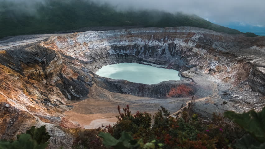 Volcano Poas in Costa Rica image - Free stock photo - Public Domain ...