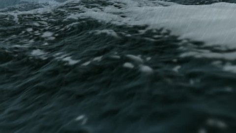 Ocean storm close in Full HD