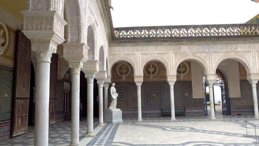 La Casa de Pilatos (Pilate House) is an Andalusian palace in Seville, Spain, permanent residence of Dukes of Medinaceli, Renaissance Italian and Mudejar styles, prototype of Andalusian palace.