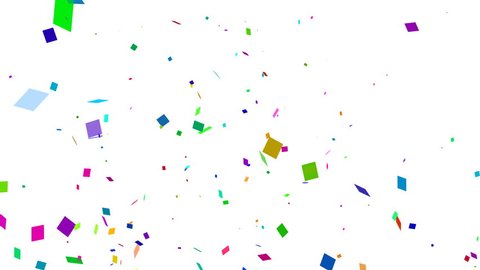 Animated 3d White Confetti Falling Stock Footage Video (100% Royalty-free)  262432 | Shutterstock