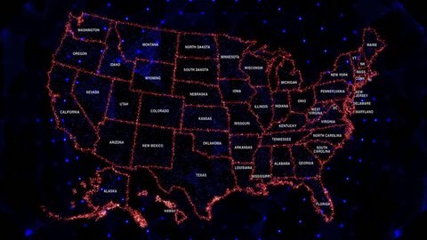 USA MAP (Loop)