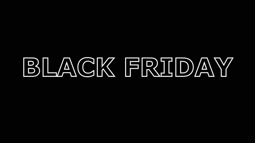 Words Black Friday On A Stock Footage Video 100 Royalty Free 26308988 Shutterstock