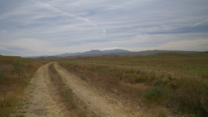 THE ROAD TO NOWHERE.  STATIC, WIDE SHOT OF TALL GRASSES, COVERING MILES OF ROLLING HILLS, BLOWING IN THE BREEZE.  SHOT IN 4K, 10 BIT
