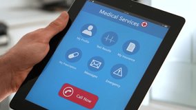 Looking at the medical test results on a tablet device. - Powered by Shutterstock - Get 15% off with code: PIKWIZARD15