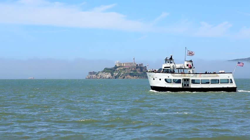 Alcatraz Island is located in the San Francisco Bay, 1.5 miles (2.4 km) offshore from San Francisco, California, United States.