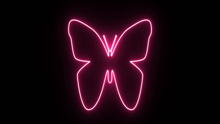 Download 4k Neon Pink Butterfly Shape Stock Footage Video 100 Royalty Free 26345825 Shutterstock