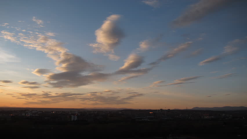 Sunset time-lapse