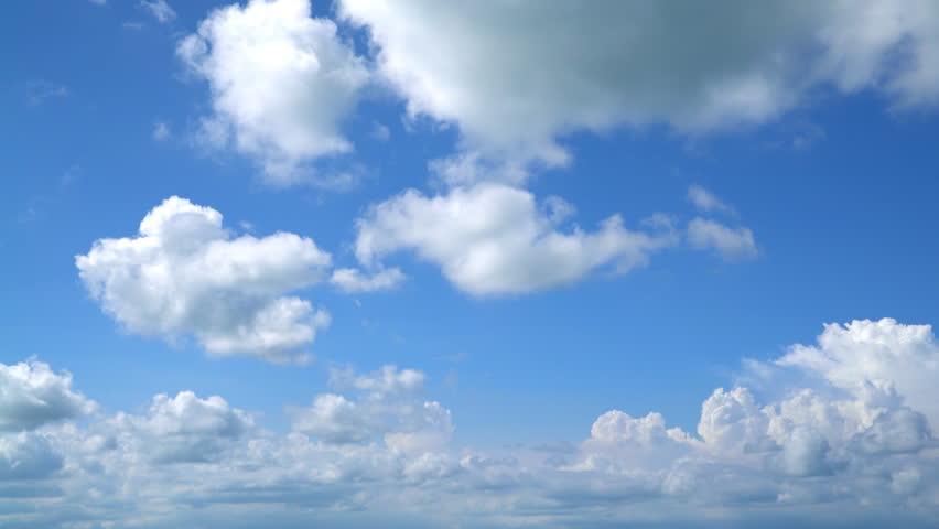 Royalty-free 4k Timelapse of white clouds with blue sky in… #5904065 ...