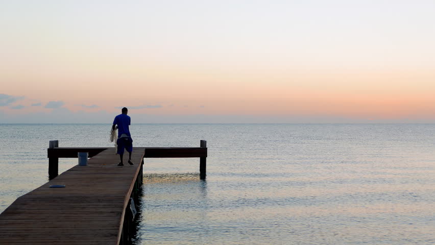 Fisherman in the Morning