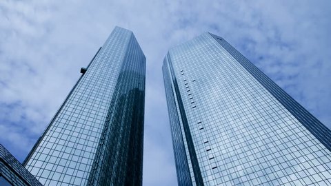 Frankfurt, Germany - CIRCA May 2011: Deutsche Bank Building in the day