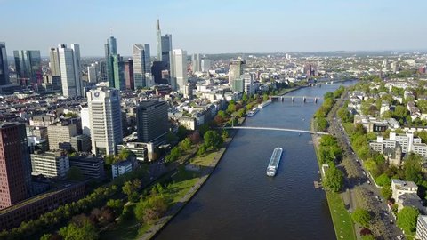 Aerial View Frankfurt Main 
