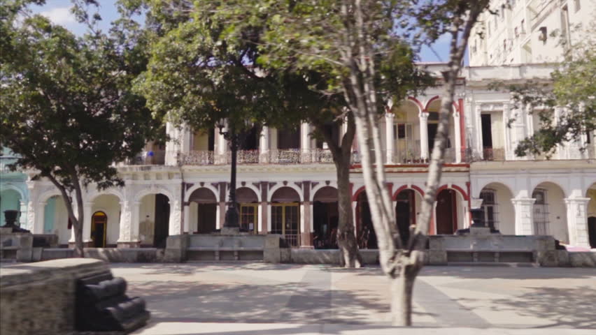 Street Scene slow motion Havana, Cuba