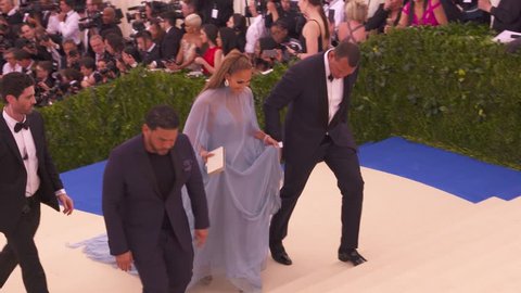 Metropolitan Museum of Art, New York, USA - 01 May 2017 - Jennifer Lopez & Alex Rodriguez at The Costume Institute Benefit Gala celebrating Rei Kawakubo / Comme des Garcons: Art of the In-Between