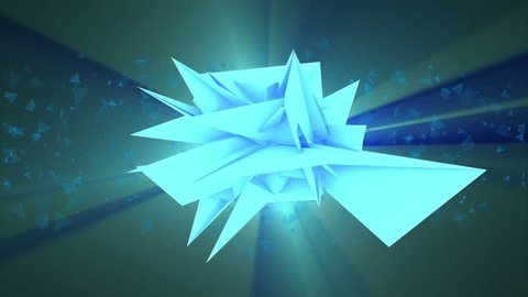 blue abstract animation