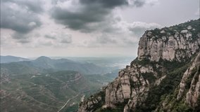 The View from Montserrat Mountain - Time Lapse video
