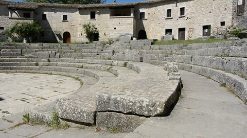 Old ruins of Sepino, small village of Molise, Italy

