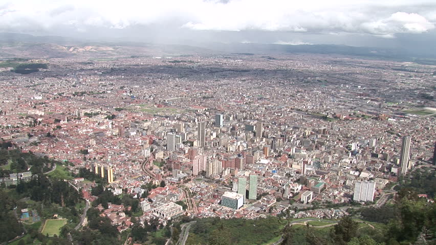 View of Bogota in Colombia