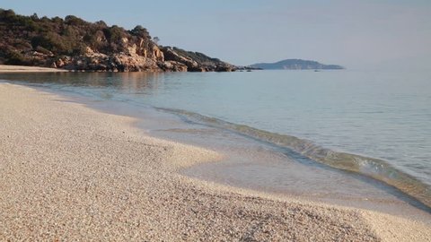 Sunny Summer Seascape Of Aegean Stock Footage Video 100 Royalty Free Shutterstock