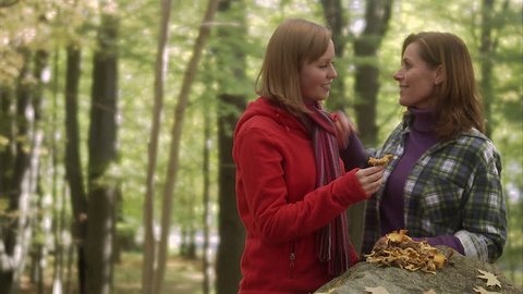 Mother, daughter and chanterelles