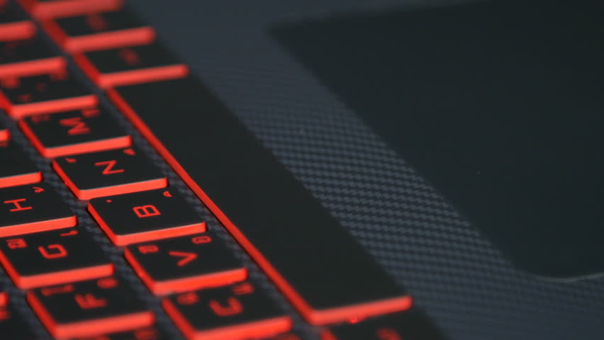 close up of a finger pressing space bar button on a keyboard, Laptop Keyboard 