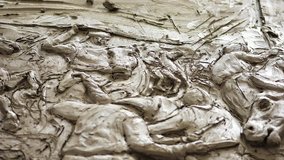 Art of Violi Fortunato Sculptor.Rare terracotta bas-relief and original video. Powered with Nikon 7200.Tradespeople in inspirational environments such as modern homes. - Powered by Shutterstock - Get 15% off with code: PIKWIZARD15