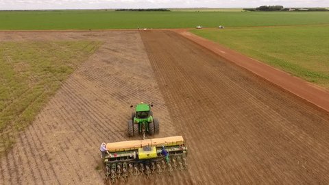 Soil Planter image by drone