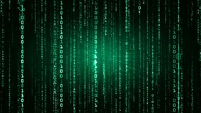 The Matrix style binary code. The camera moves through the falling numbers. Available in multiple color options. Green version. Seamless loop. 4K - Powered by Shutterstock - Get 15% off with code: PIKWIZARD15