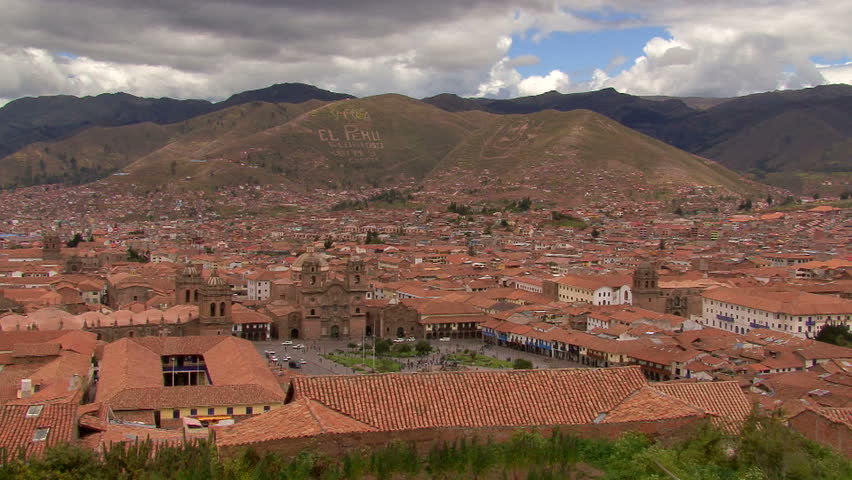 Panorama of Cusco, Peru