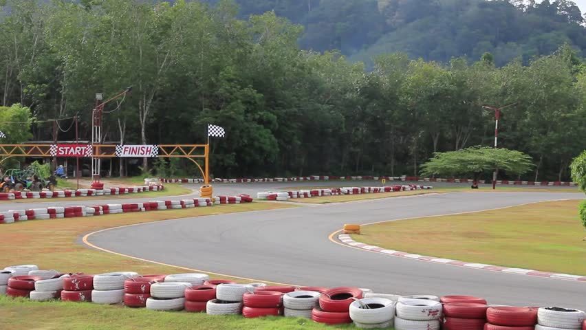 Go-Carting. 