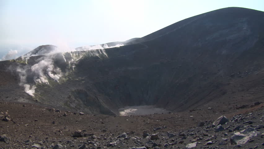 Grand crater Vulcano, Italy
