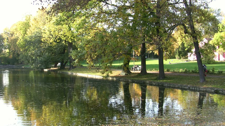 autumn landscape - time laps