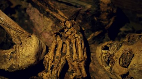 Ibaloi Fire Mummy in Kabayan, northern Luzon, Philippines. The Fire Mummies were made from as early as 2000 BC and can be found in natural caves along the mountain slopes of Kabayan.