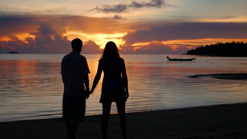 Loving Boy And Girl Walking Stock Footage Video 100 Royalty Free Shutterstock