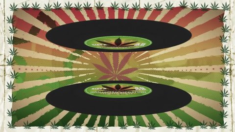 Stereoscopic 3D Musical Revolutions: Reggae animated 3d background - 2D Version