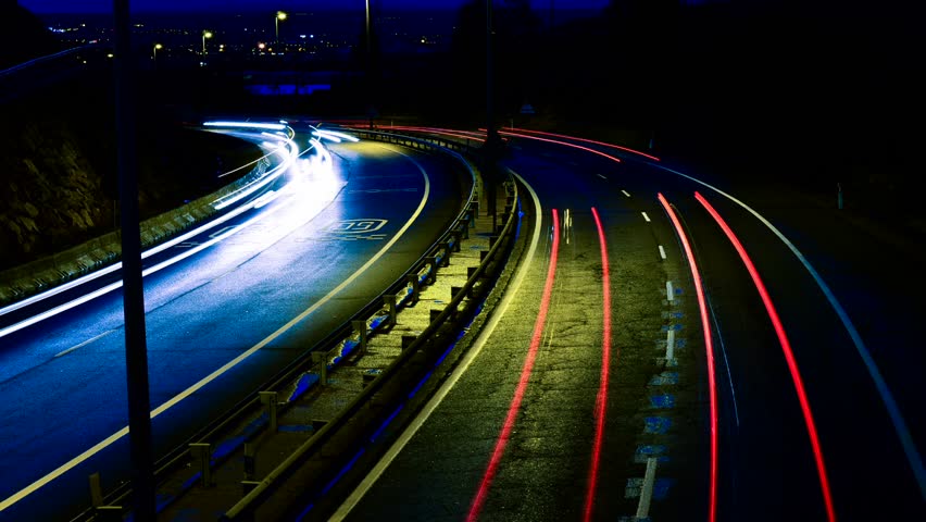 Freeway time lapse