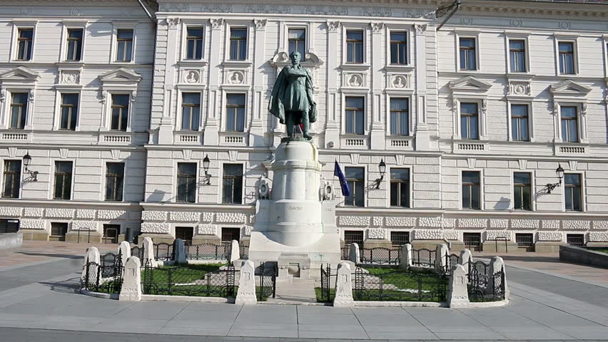 The Kossuth square Pecs Hungary