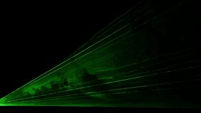 High quality video of green laser show