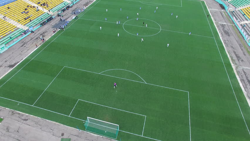 Aerial football match play | Shutterstock HD Video #26593181