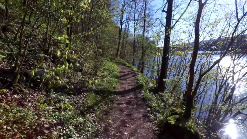 Brenets - Bassins - walking the shore on tourist trail 2nd part
