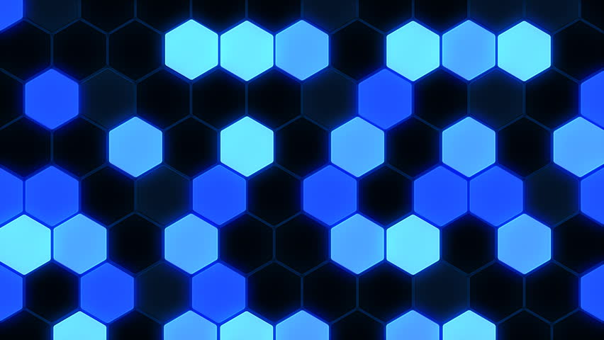 Hexagon Texture Background. Stock Footage Video (100% Royalty-free