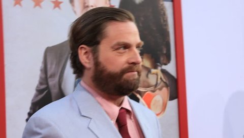 LOS ANGELES, CA - AUG 2: Actor Zach Galifianakis arrives at the Los Angeles premiere of 'The Campaign' at Grauman's Chinese Theater on August 2, 2012 in Hollywood, Los Angeles, California