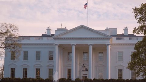 Home and Office of the President - The White House in Washington DC - WASHINGTON DC / COLUMBIA - APRIL 8, 2017