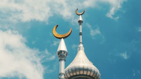 Islamic Muslim mosque time lapse 
