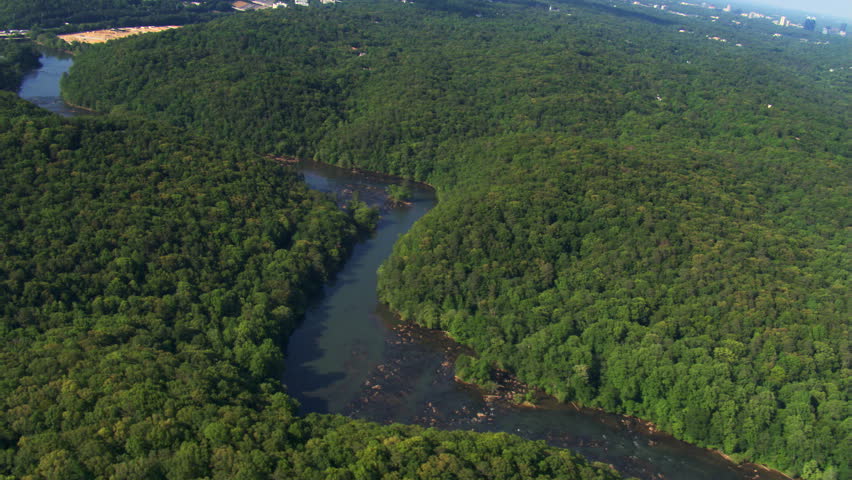 Flight following Chattahoochee River near Atlanta, Georgia. Shot in 2007.