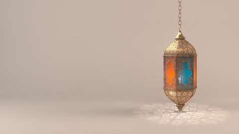 Ramadan candle lantern slow speed loop animation (24 sec), Featuring such intricate patterns and cut work like an exotic treasure. Buy it now and start using this quality video in your design.