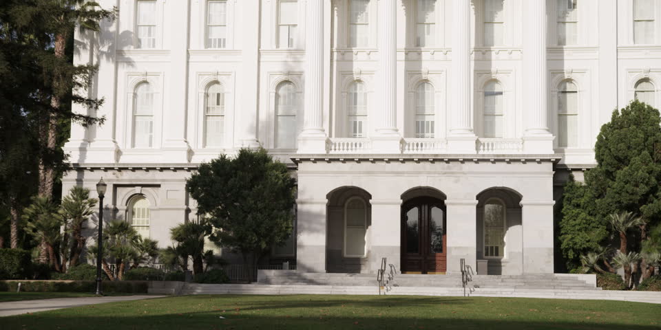 Entrance of the California State Capitol Building, Sacramento