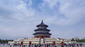 Time lapse of the temple of heaven/Time lapse of the temple of heaven/Time lapse of the temple of heaven