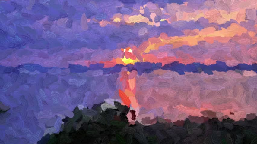 Purple sunset