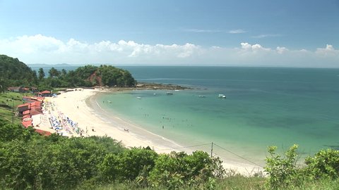 Beautiful Itaparica Beach in Salvador, Brazil